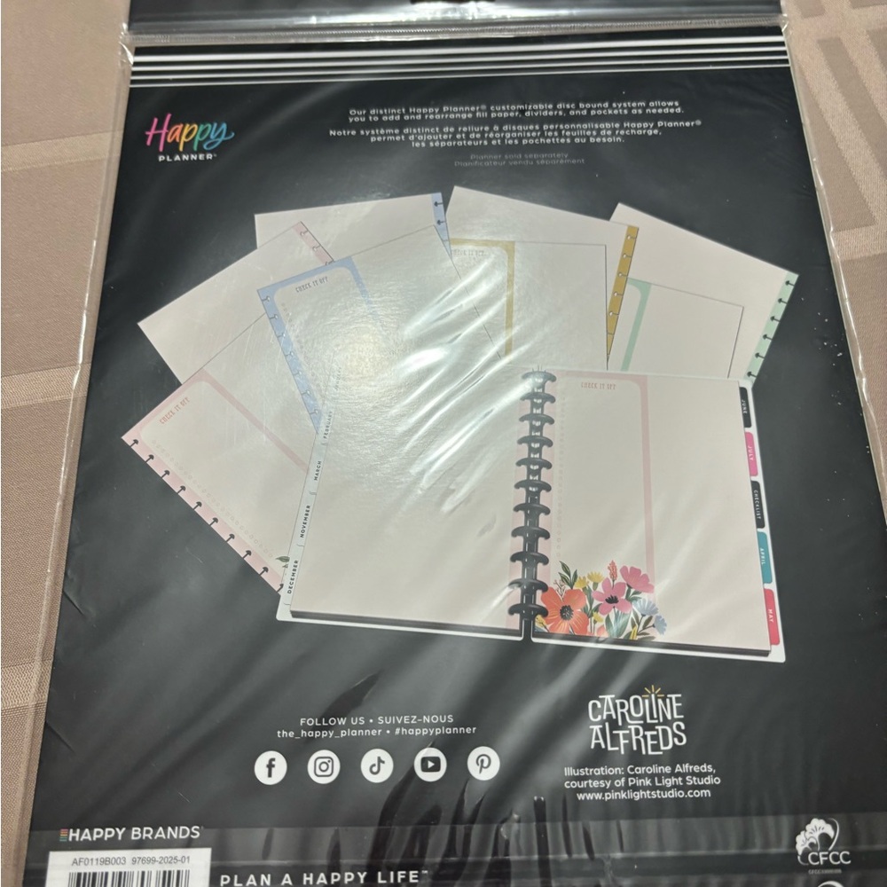 Happy Planner Colorful Fill Paper Set - Picture 2 of 2